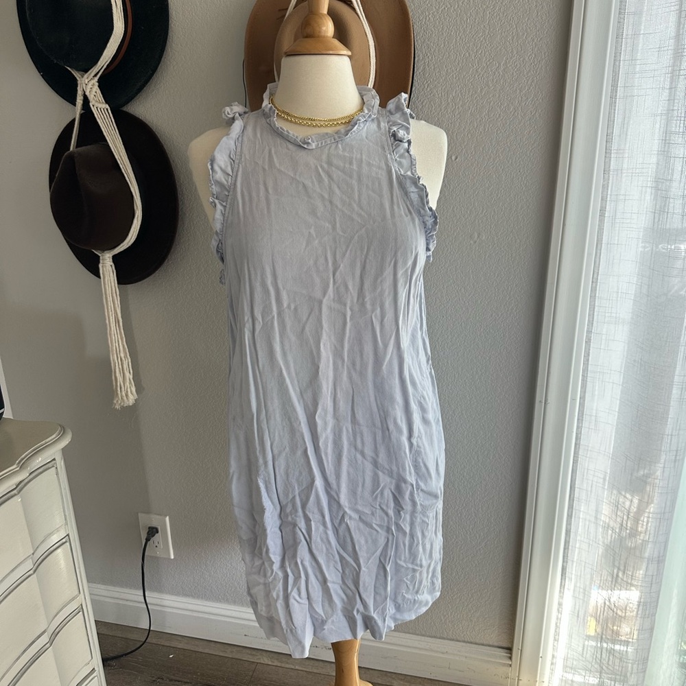 Cloth & Stone Light Blue Mini Dress